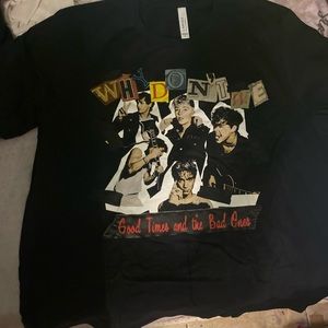 Why don’t we band tee shirt, never worn, brand new